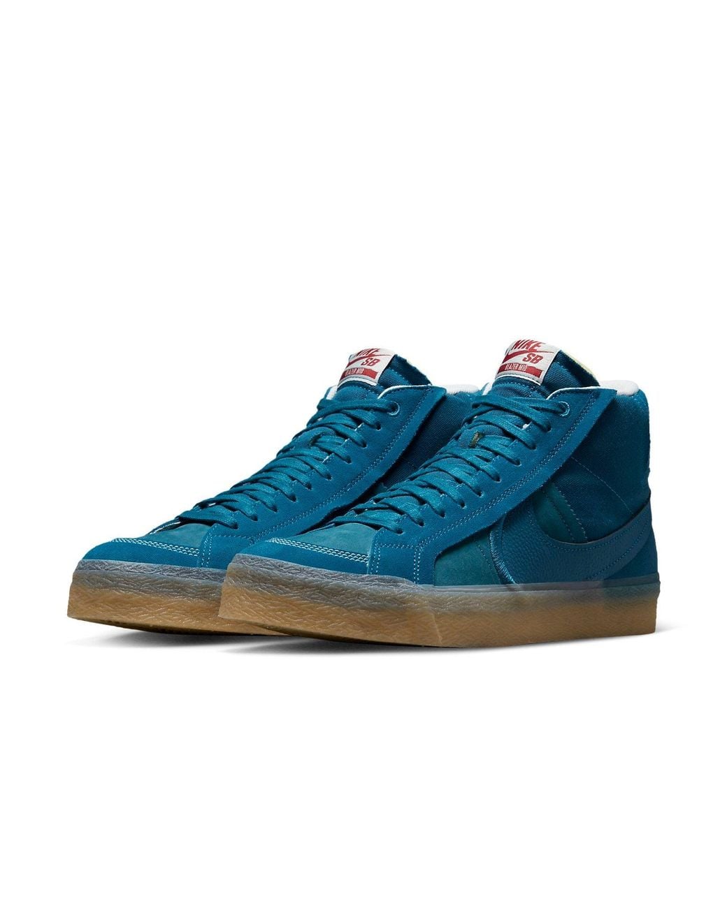 Nike Blue Zoom Blazer Mid Premium Plus Sb Gum' for men