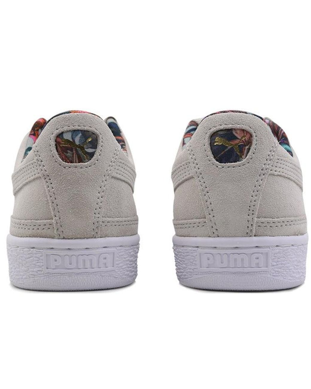 PUMA Gray Suede Skate Palms 'Light' for men