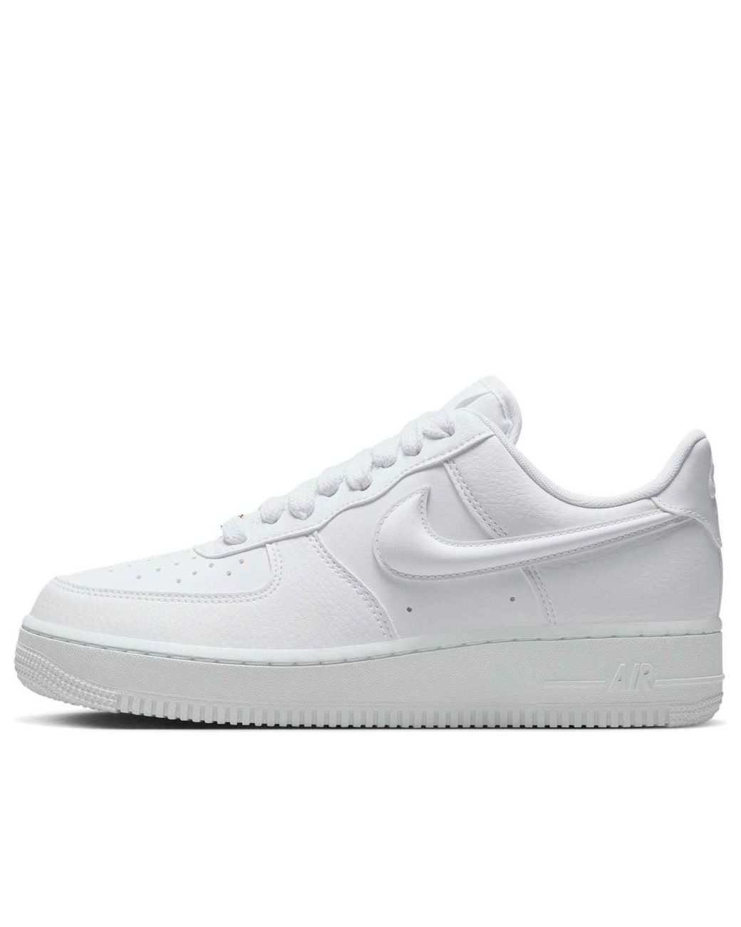 Nike White (Wmns) Air Force 1 Low '07 Next Nature 'Triple Bulbous Swoosh'