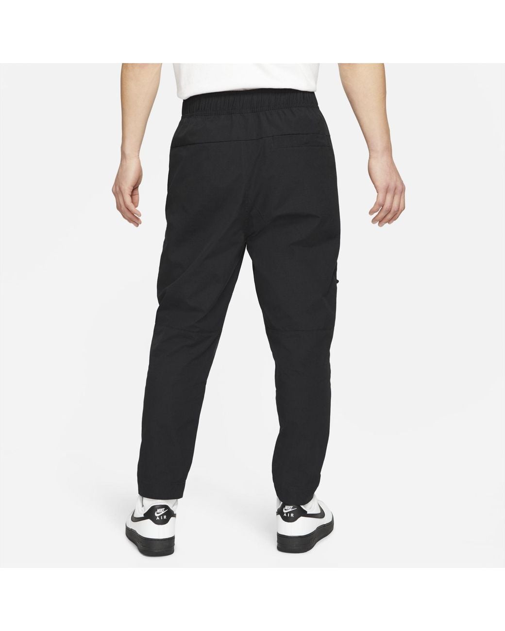 Nike Black City Made Cargo Logo Casual Sports Long Pants for men