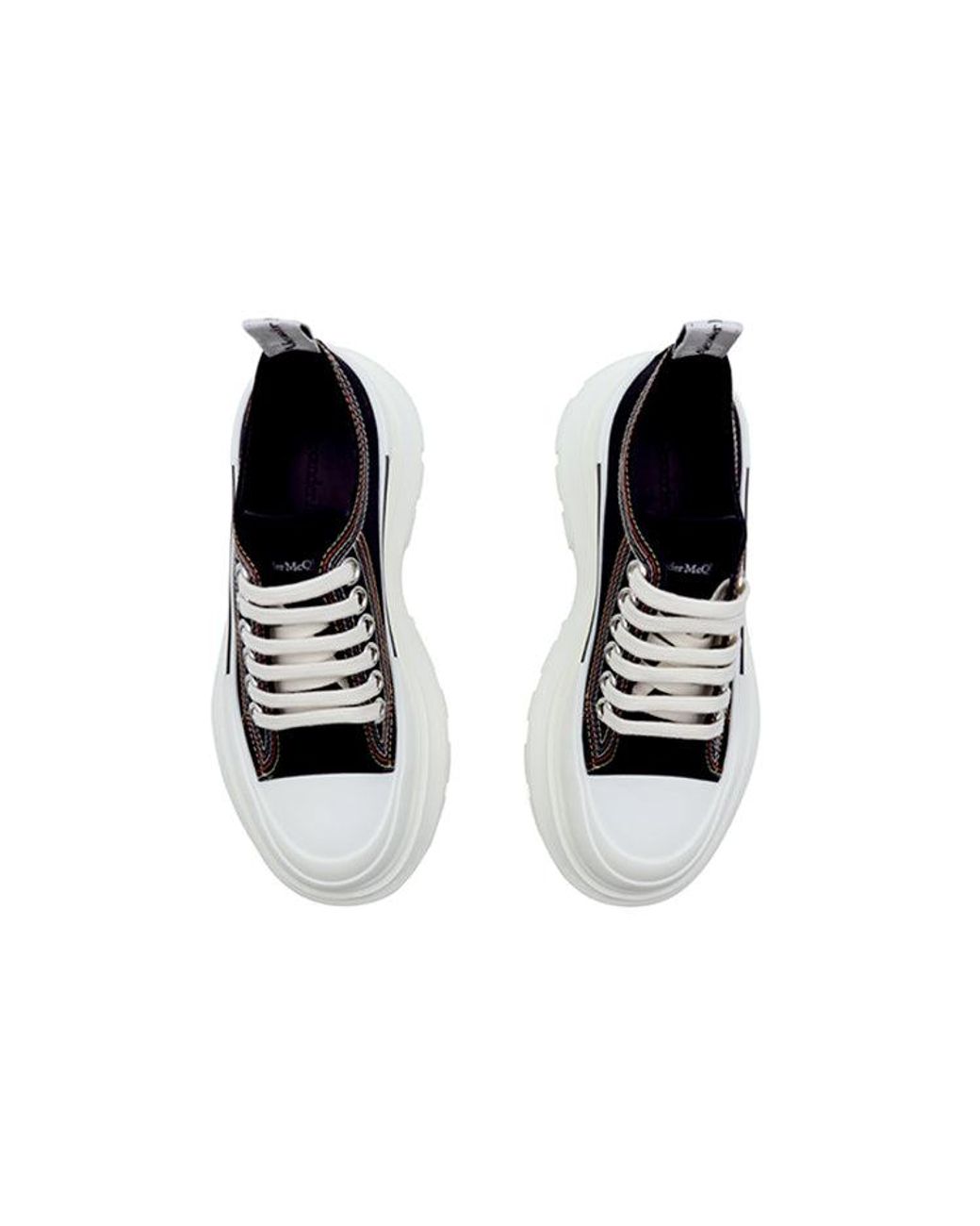 McQueen Black (Wmns) Tread Slick Lace Up Sneaker 'Denim'