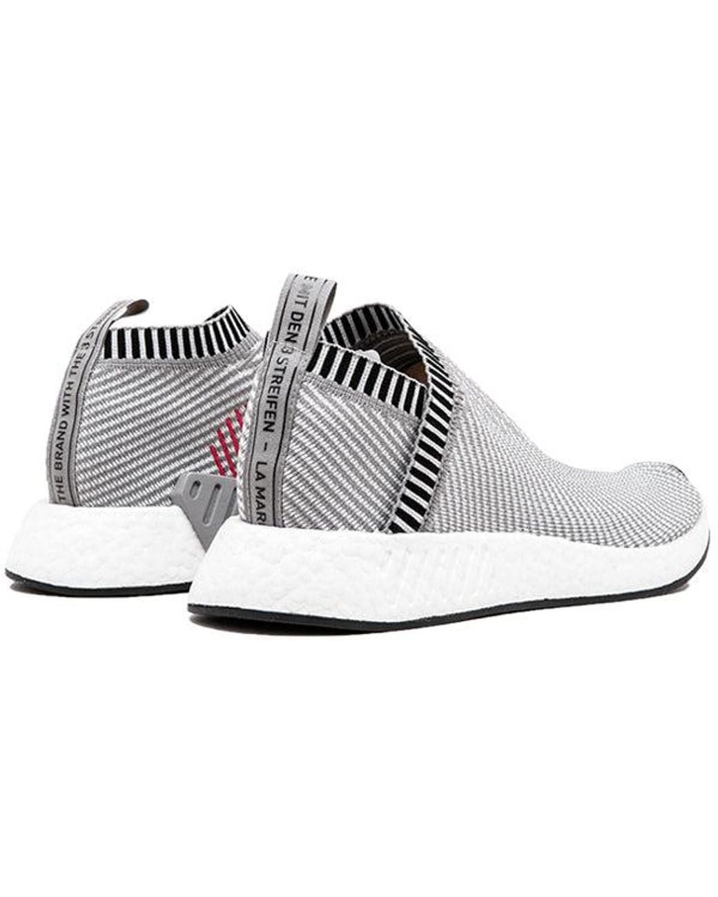 Adidas White Nmd_Cs2 Primeknit 'Dark Shock' for men