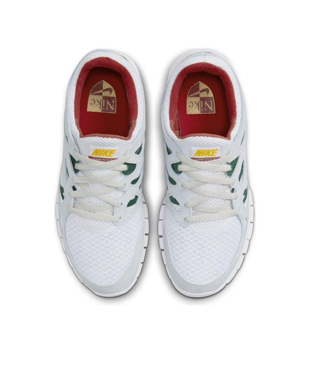 Nike White Free Run 2 Gorge Cinnabar' for men