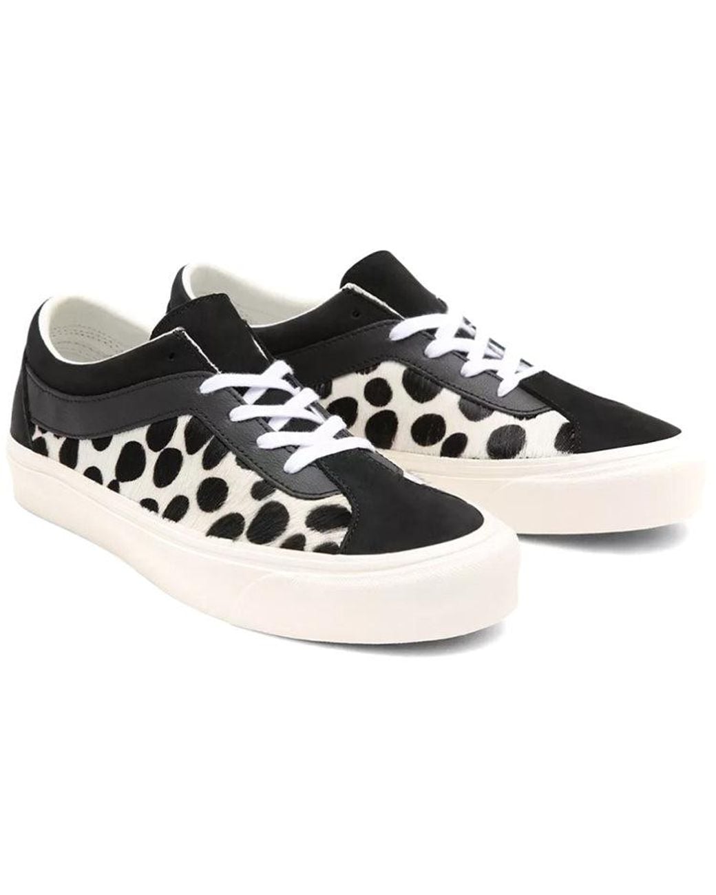 Vans Black Dalmatian Bold Ni Low-Top Sneakers for men