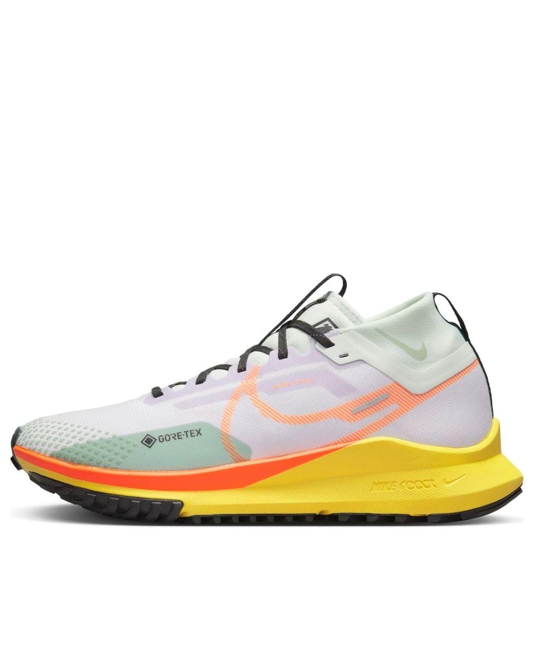 Nike White React Pegasus Trail 4 Gore-tex Barely Grape/total Orange Dj7926-500 for men
