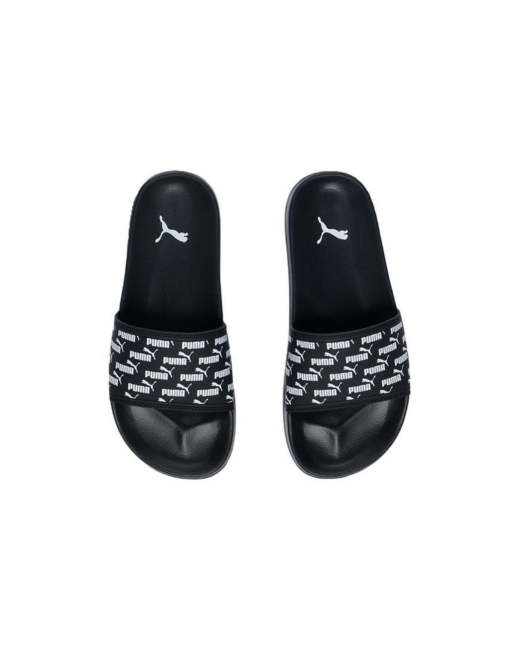 PUMA Blue Leadcat 2.0 Shower Slide 'Allover Print' for men
