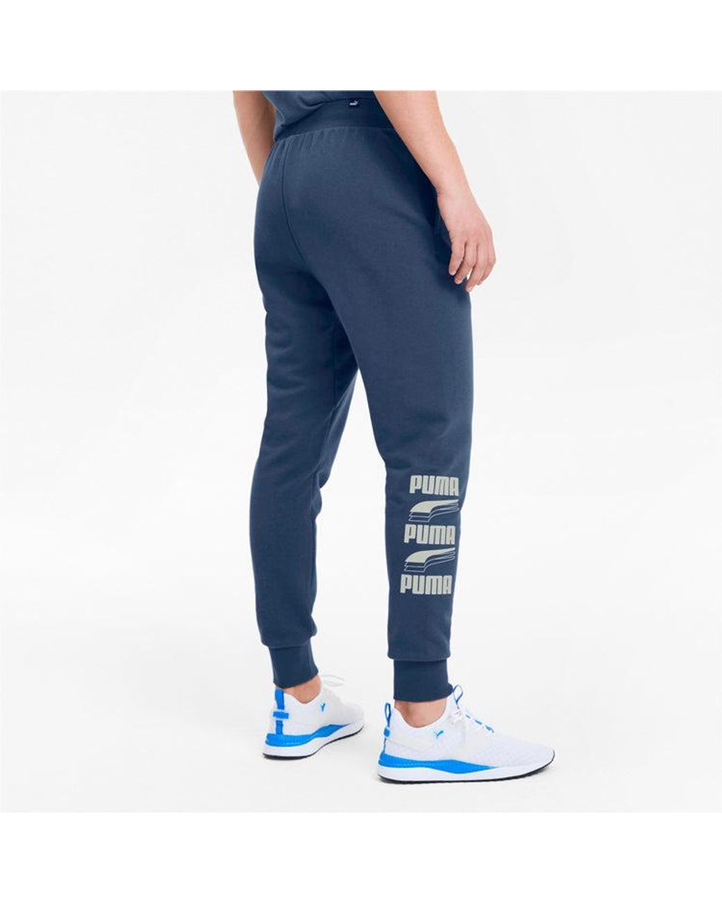 PUMA Blue Rebel Sports Pants for men