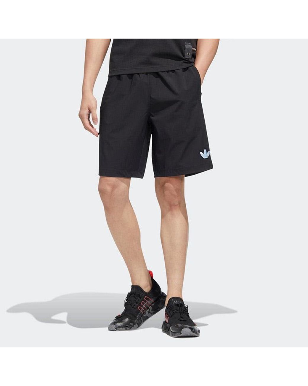 Adidas Blue Originals Y2K Sports Shorts for men
