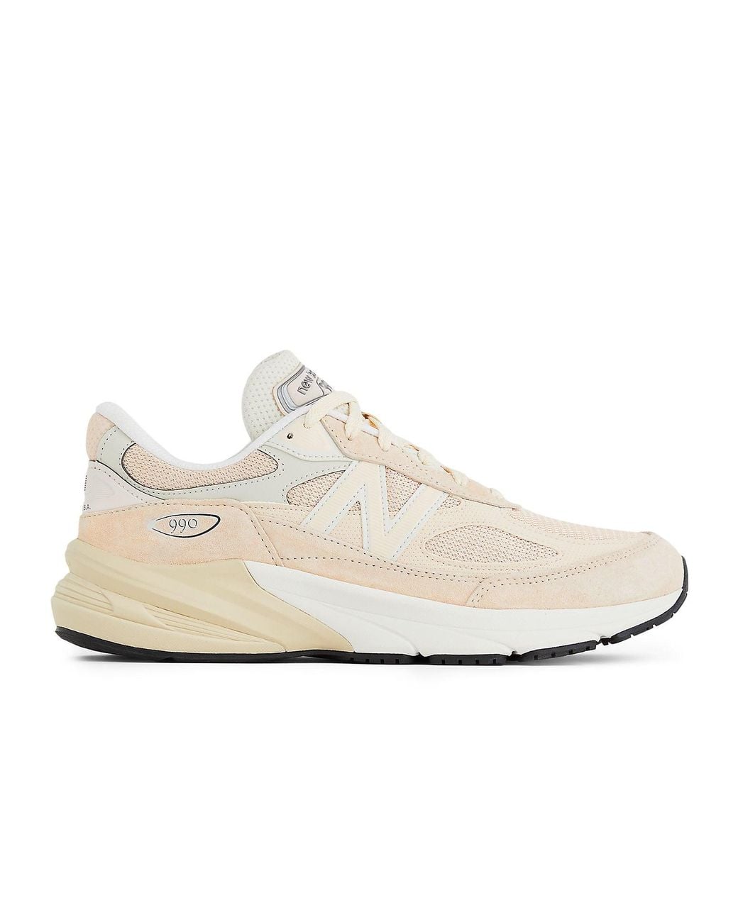 New Balance White 990V6 Made for men