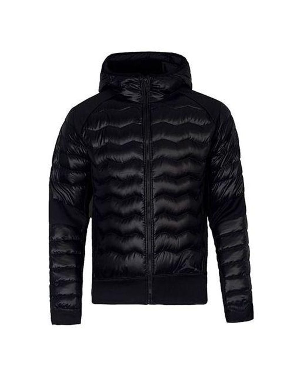 Nike Blue Protection Against Cold Stay Warm Hooded Down Jacket for men