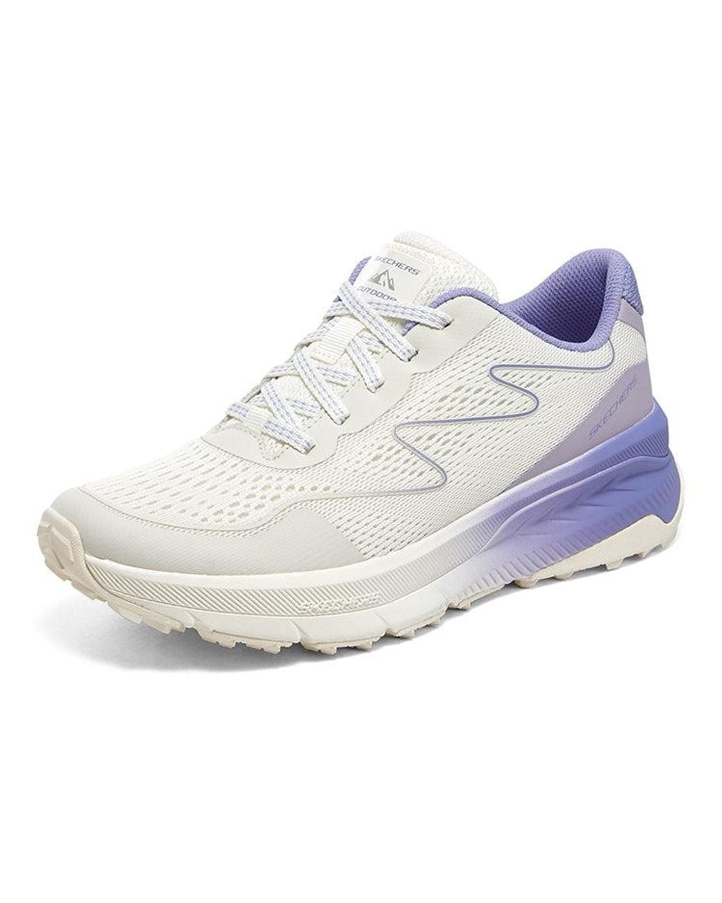 Skechers White (Wmns) Relaxed Fit D'Lux Fitness