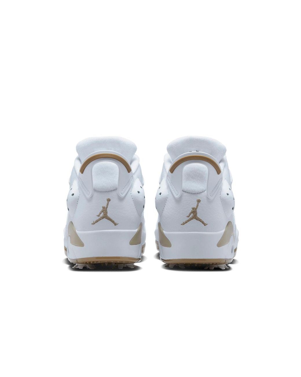 Nike White 6 Retro Low Golf Khaki' for men