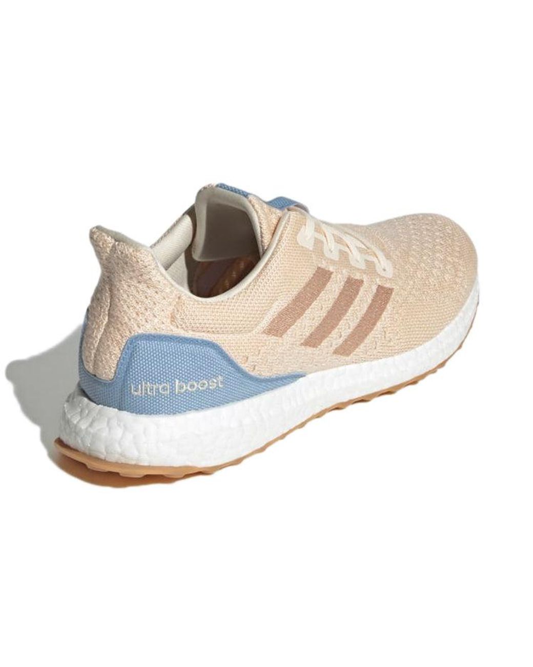 Adidas White Ultraboost Uncaged Lab Shoes 'Wonder Halo Blush' for men