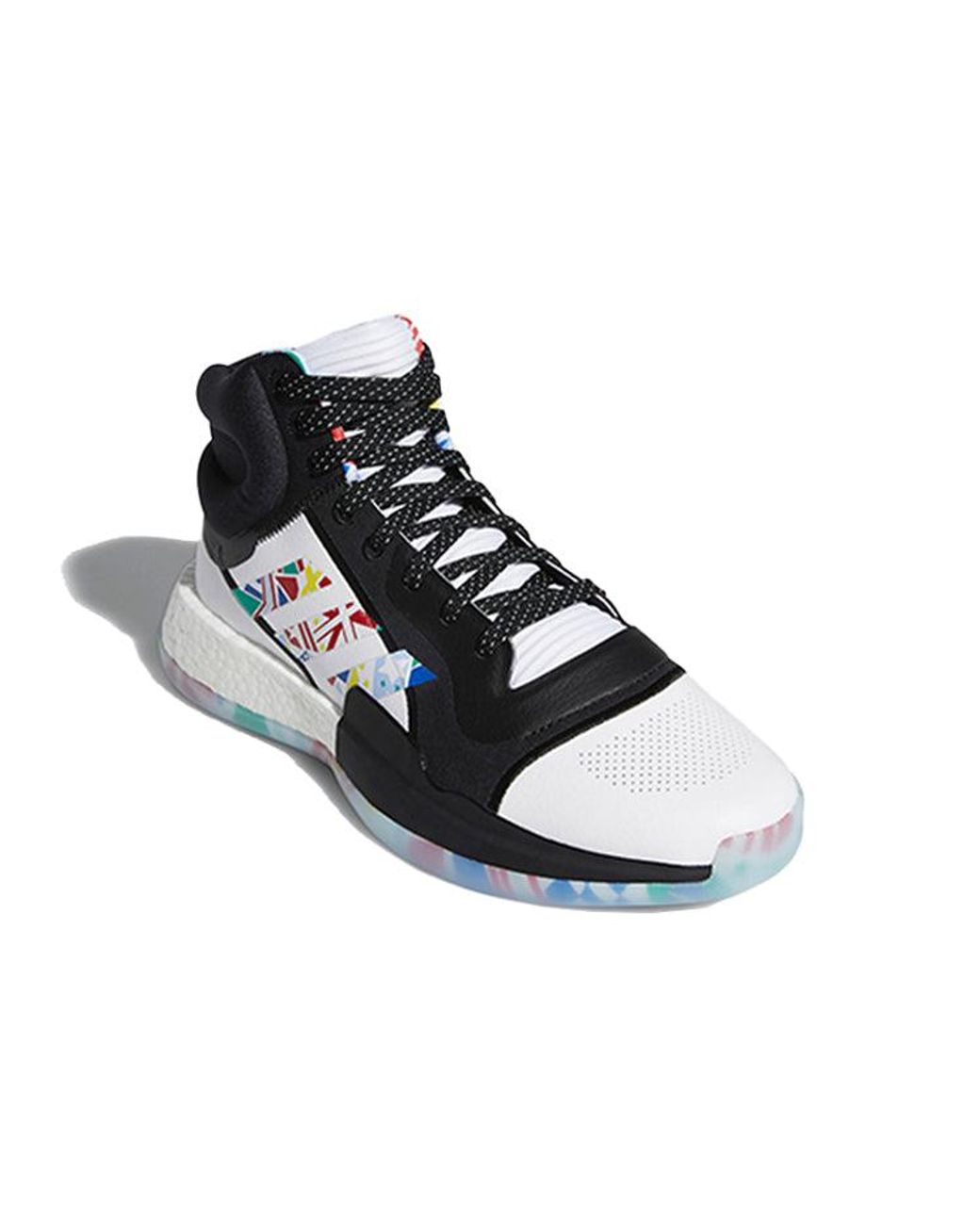 Adidas Black Marquee Boost Fiba 'Ball Around The World' for men