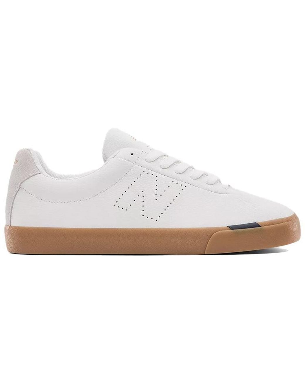 New Balance White Numeric 22 Gum' for men