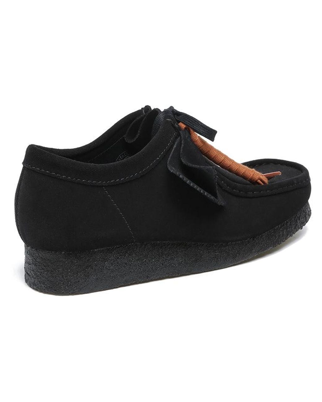 Clarks Black Wallabee Suede' 26155519 for men