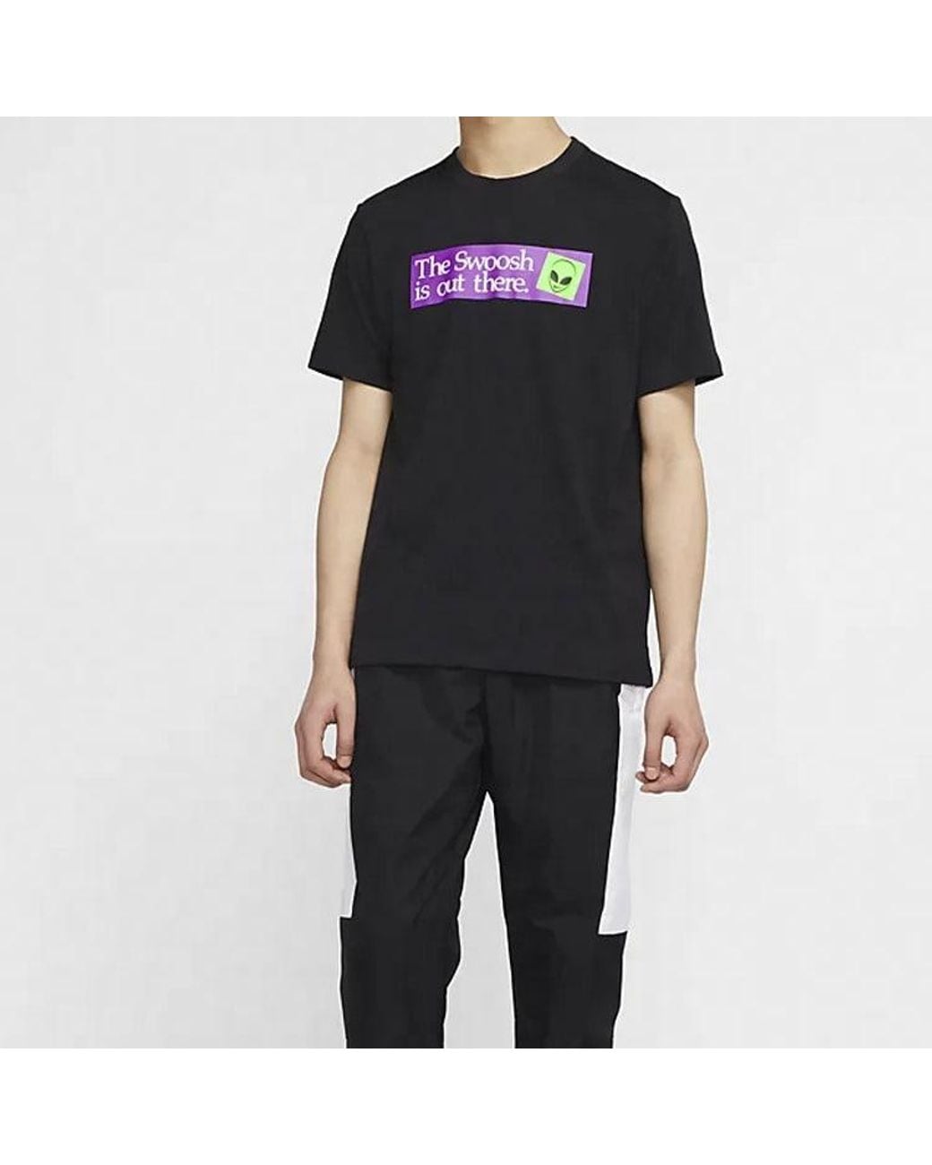 Nike Black Alien Printing Short Sleeve for men