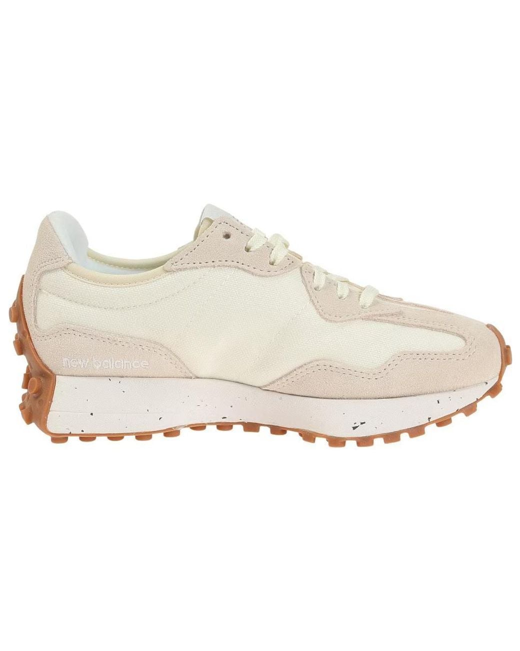 New Balance White 327