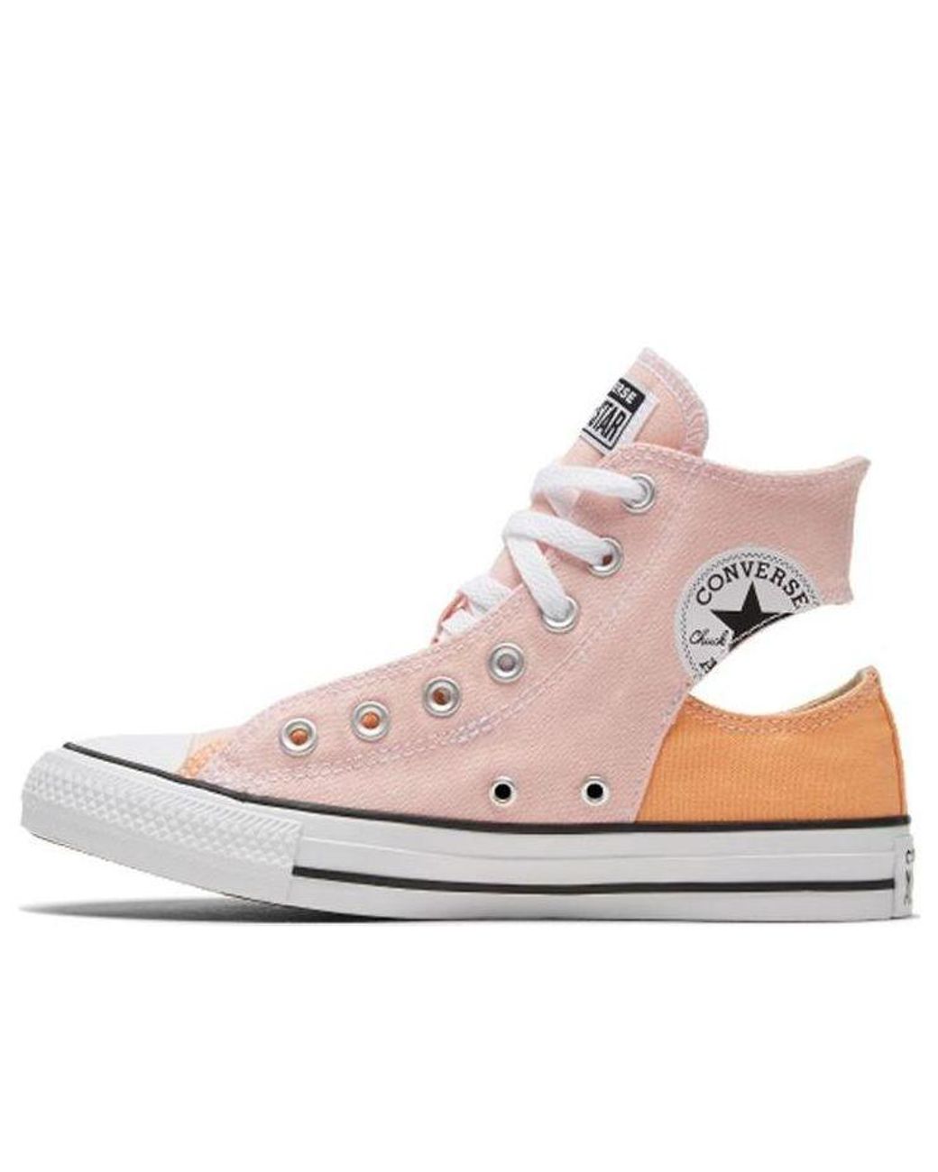 Converse Pink Chuck Taylor All Star Twisted Upper for men