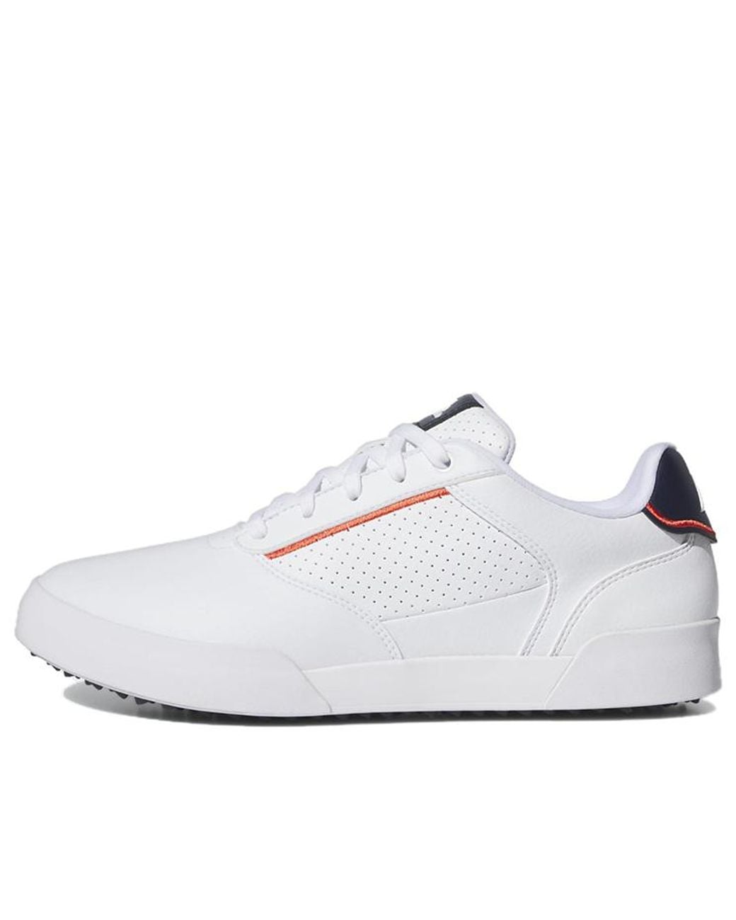 Adidas White Retrocross Spikeless Golf Shoes Collegiate' for men