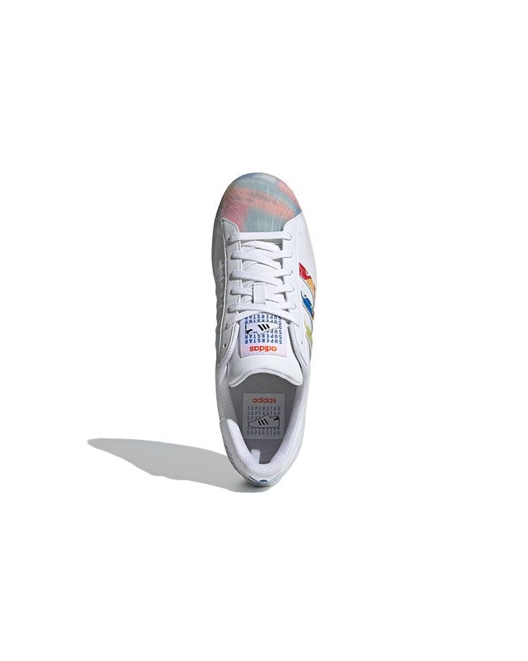 Adidas White Superstar 'Multi Logo' for men