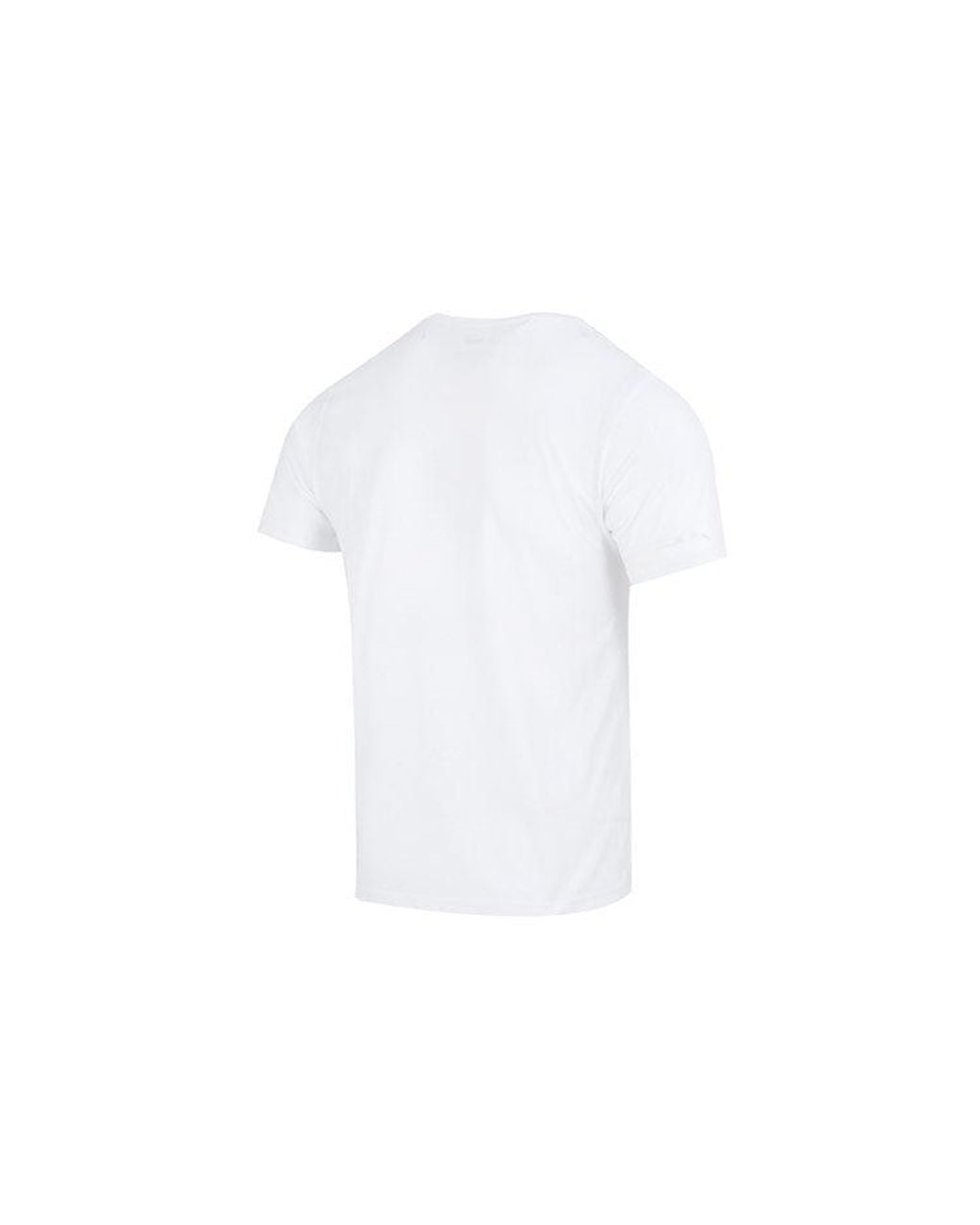 PUMA White Performance Training Graphic Tee for men