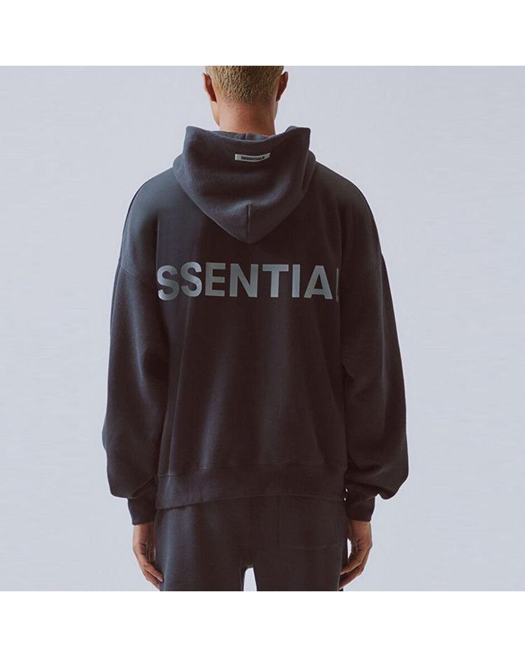 Fear Of God Black Fw19 3M Logo Pullover Hoodie for men