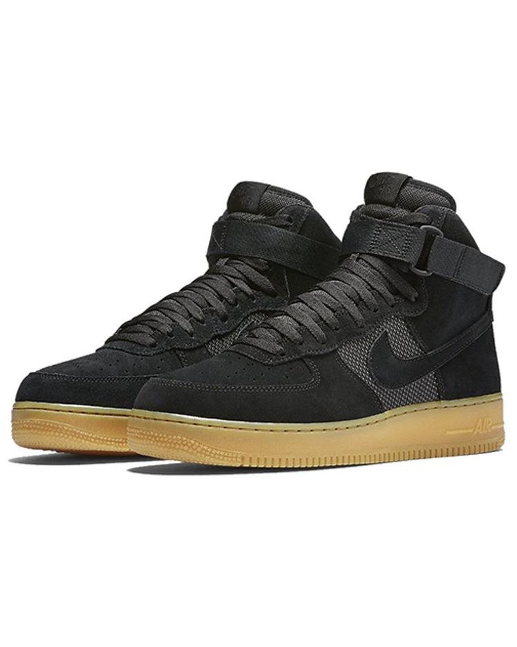 Nike Black Air Force 1 High '07 Lv8 Gum' for men