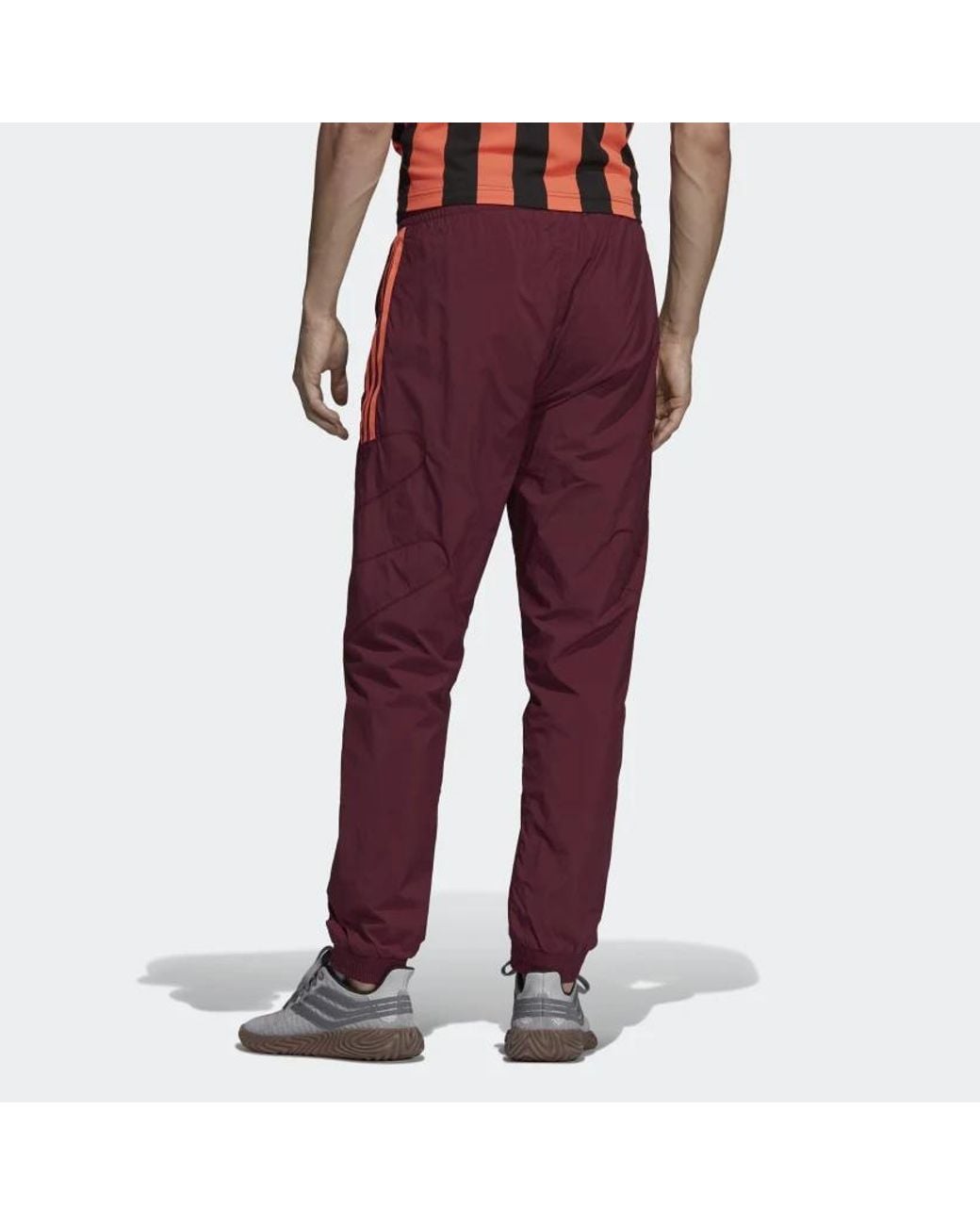 Adidas Red Originals Flamestrike Woven Track Pants for men