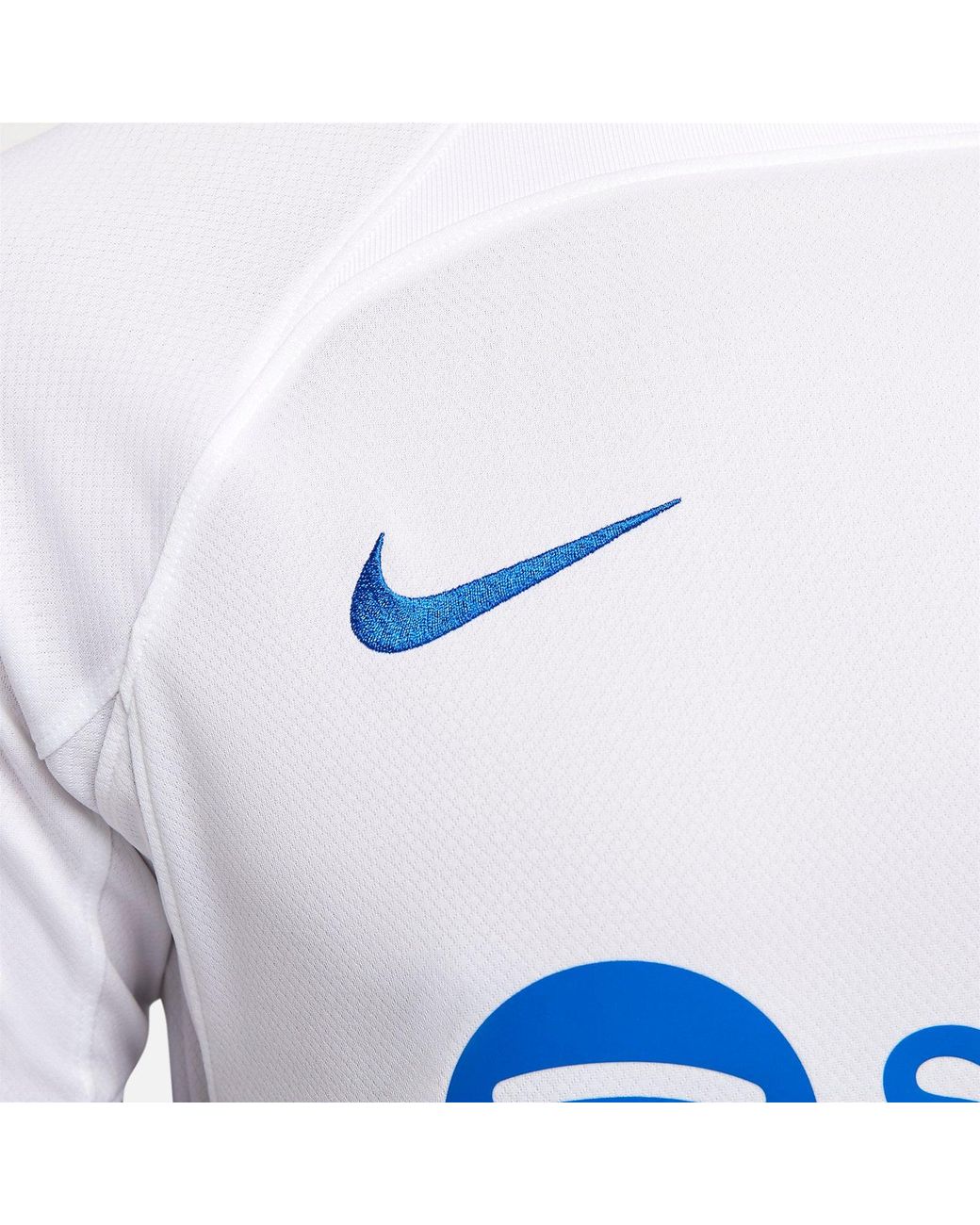 Nike White Fc Barcelona 2023/24 Stadium Jersey for men