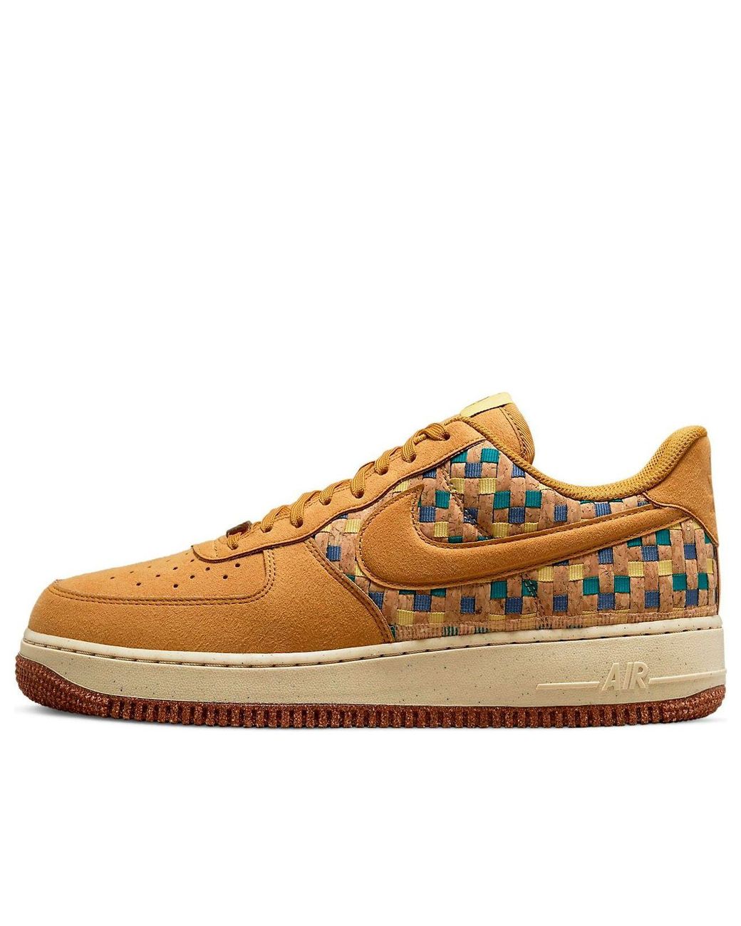 Nike Brown Air Force 1 Low N7 'Woven' for men