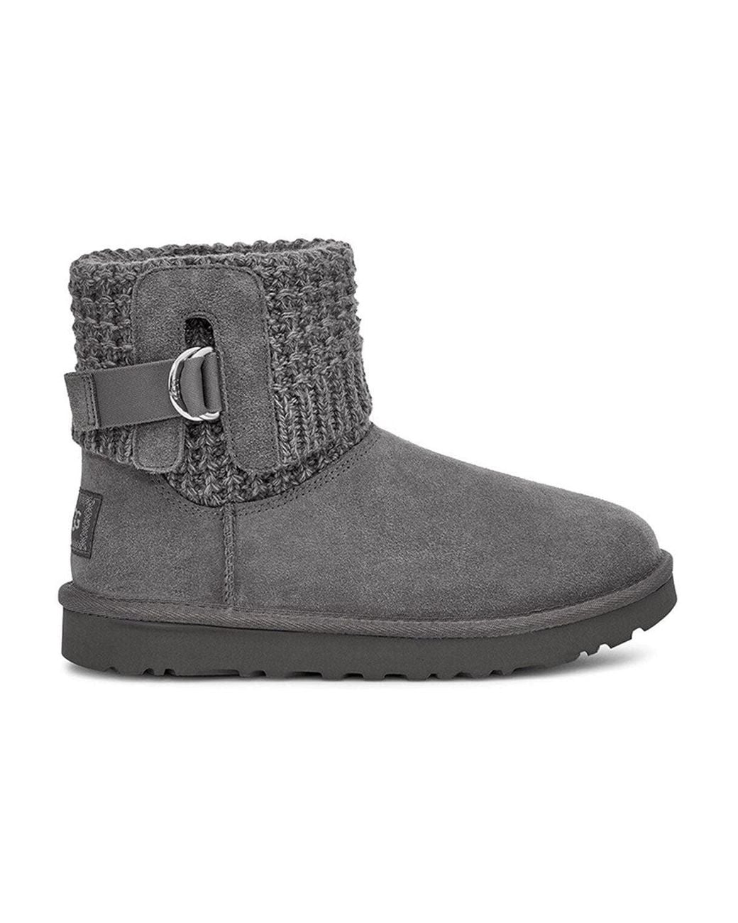 Ugg Black (Wmns) Classic Solene Mini Cozy Stay Warm Outdoor Casual
