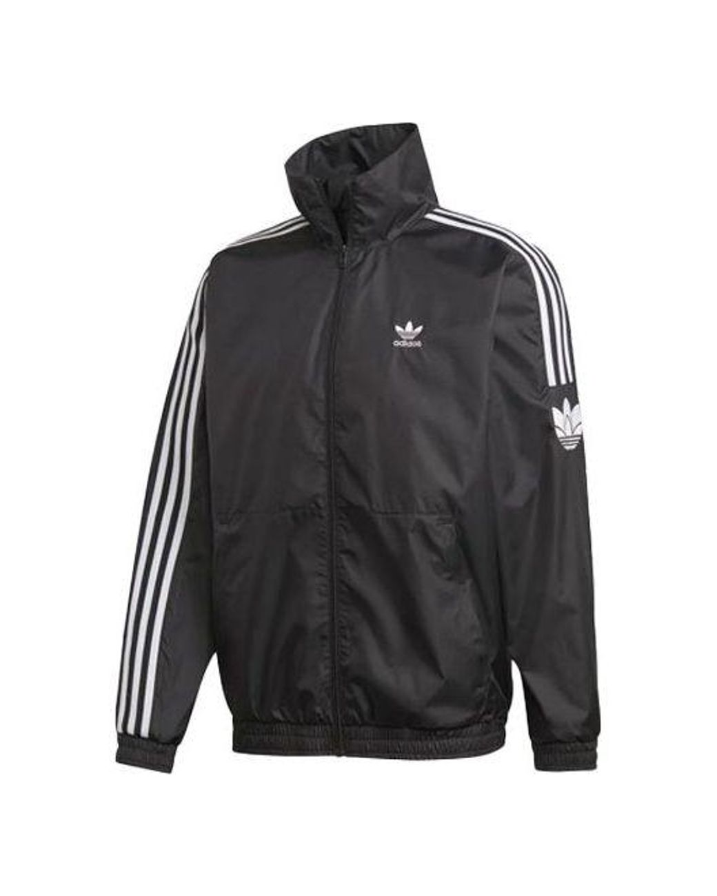 Adidas Black Casual Loose Training Sports Running Jacket for men