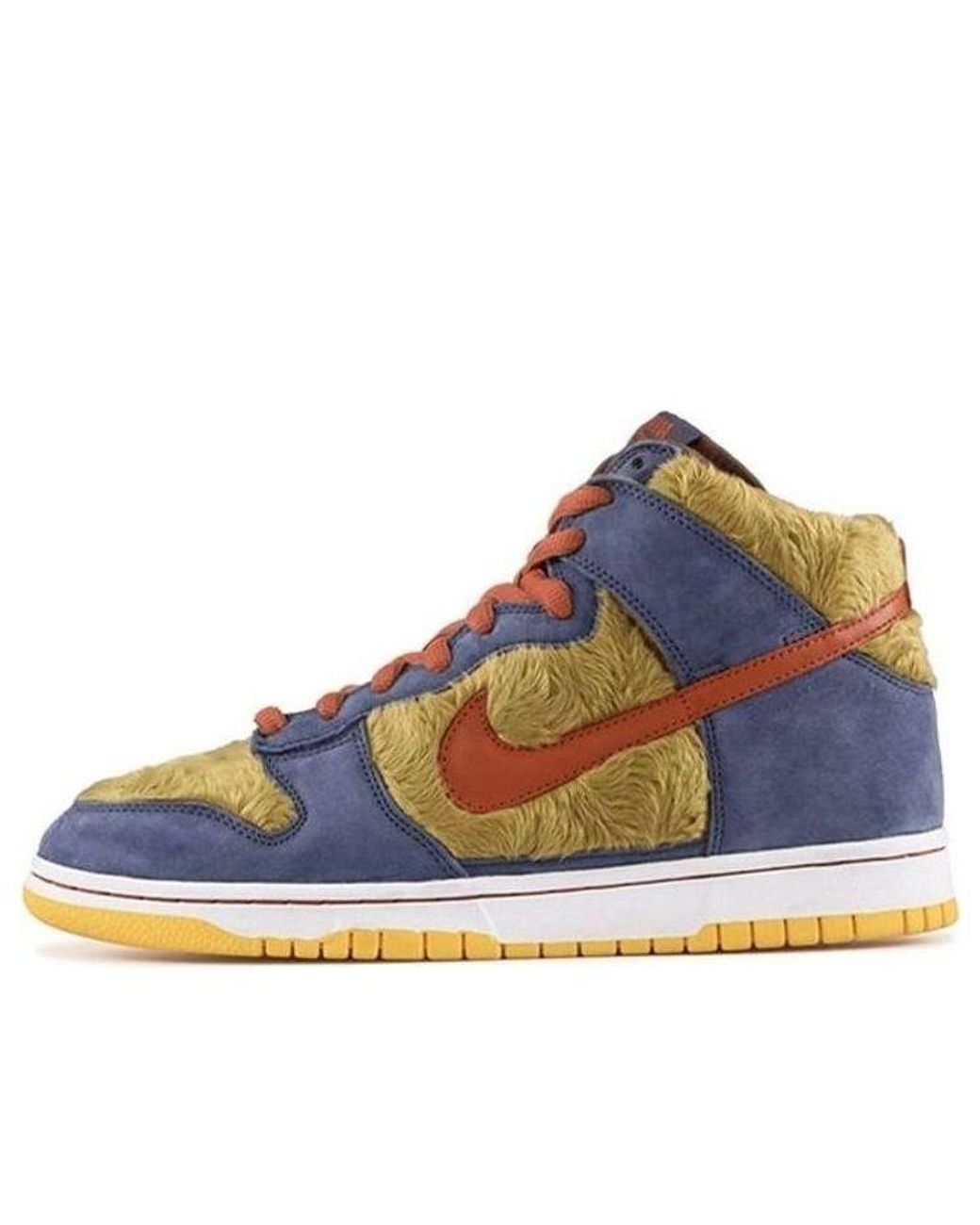 Nike Blue Sb Dunk High Papa Bear Sneakers for men