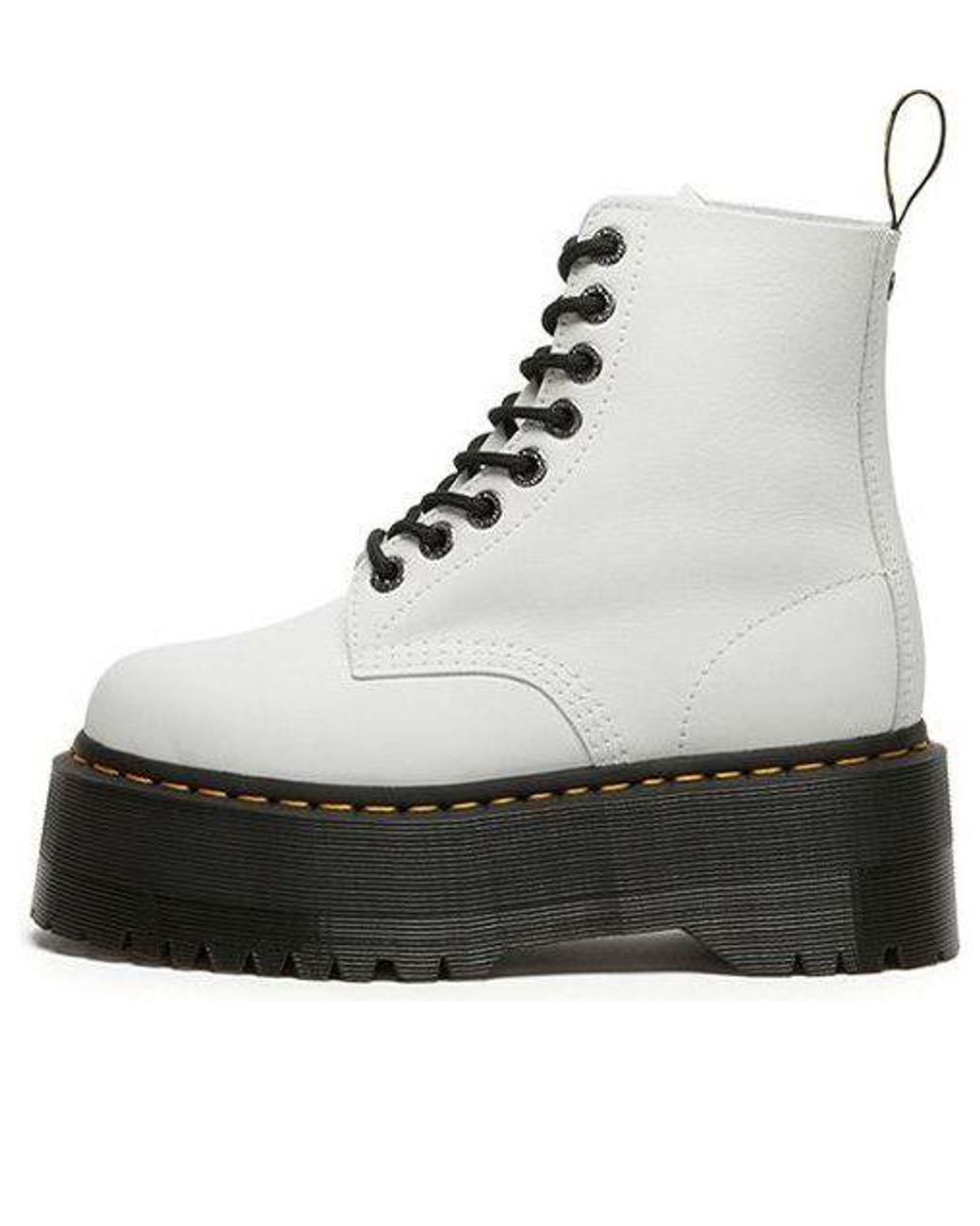 Dr. Martens Black 140 Pascal Pisa Martin Boots White
