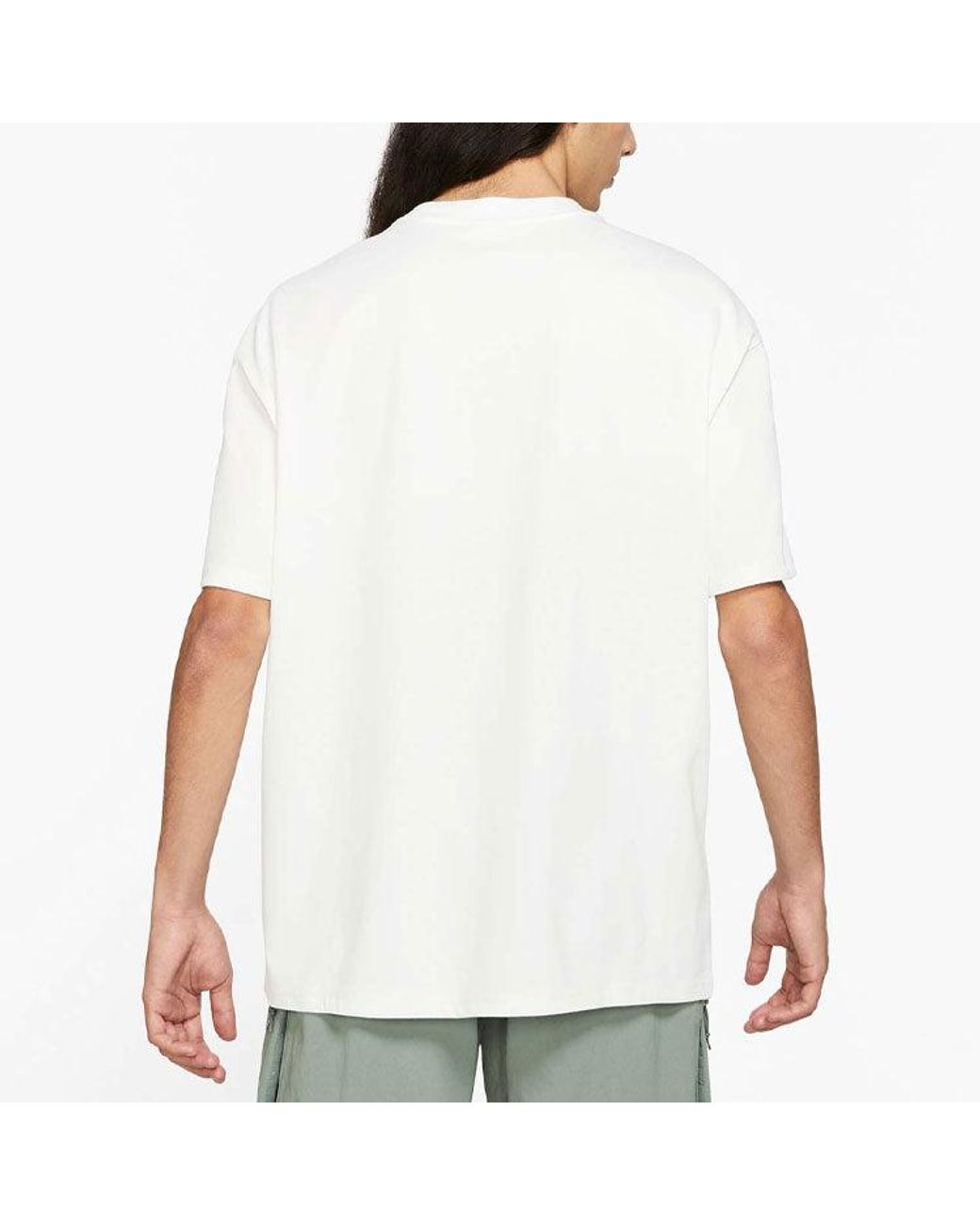 Nike White Acg Outdoor Sports Alphabet Printing Short Sleeve for men