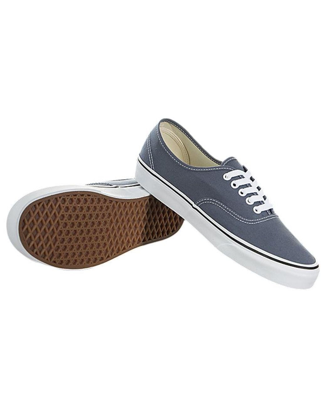 Vans Blue Authentic Casual Low Tops Skateboarding Shoes for men