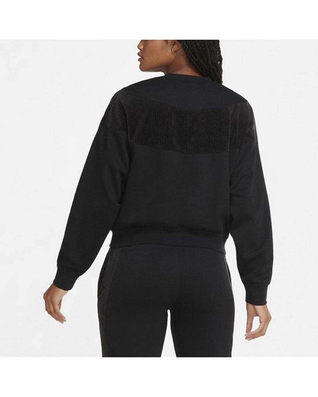 Nike Black (Wmns) Sportswear Hrtg Crew