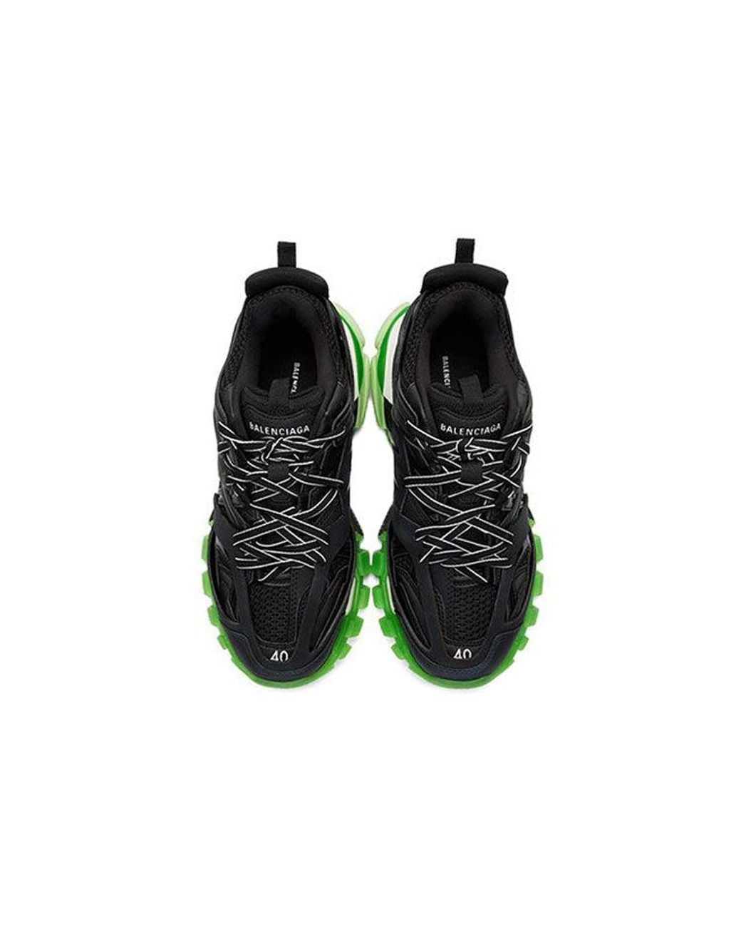 Balenciaga Green Track Trainer Glow' for men