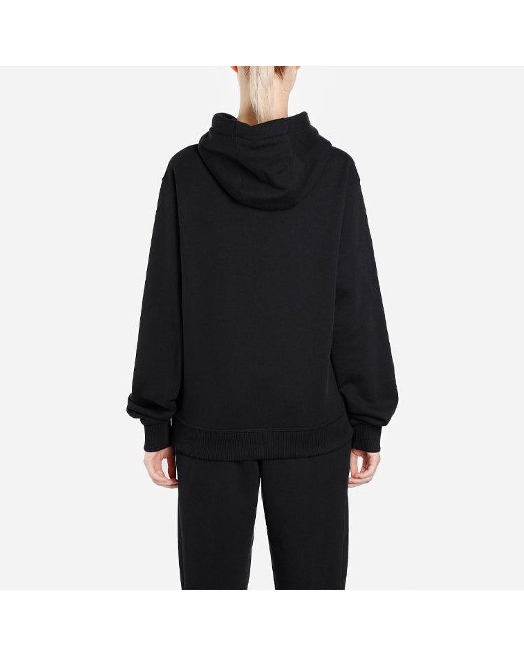 Burberry Wmns Hoodie Drawstring Hoodie in Black Lyst UK