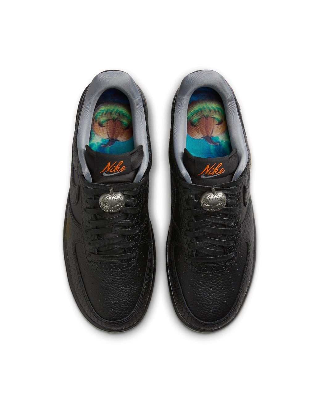 Nike Black Air Force 1 Low Prm 'Halloween' for men