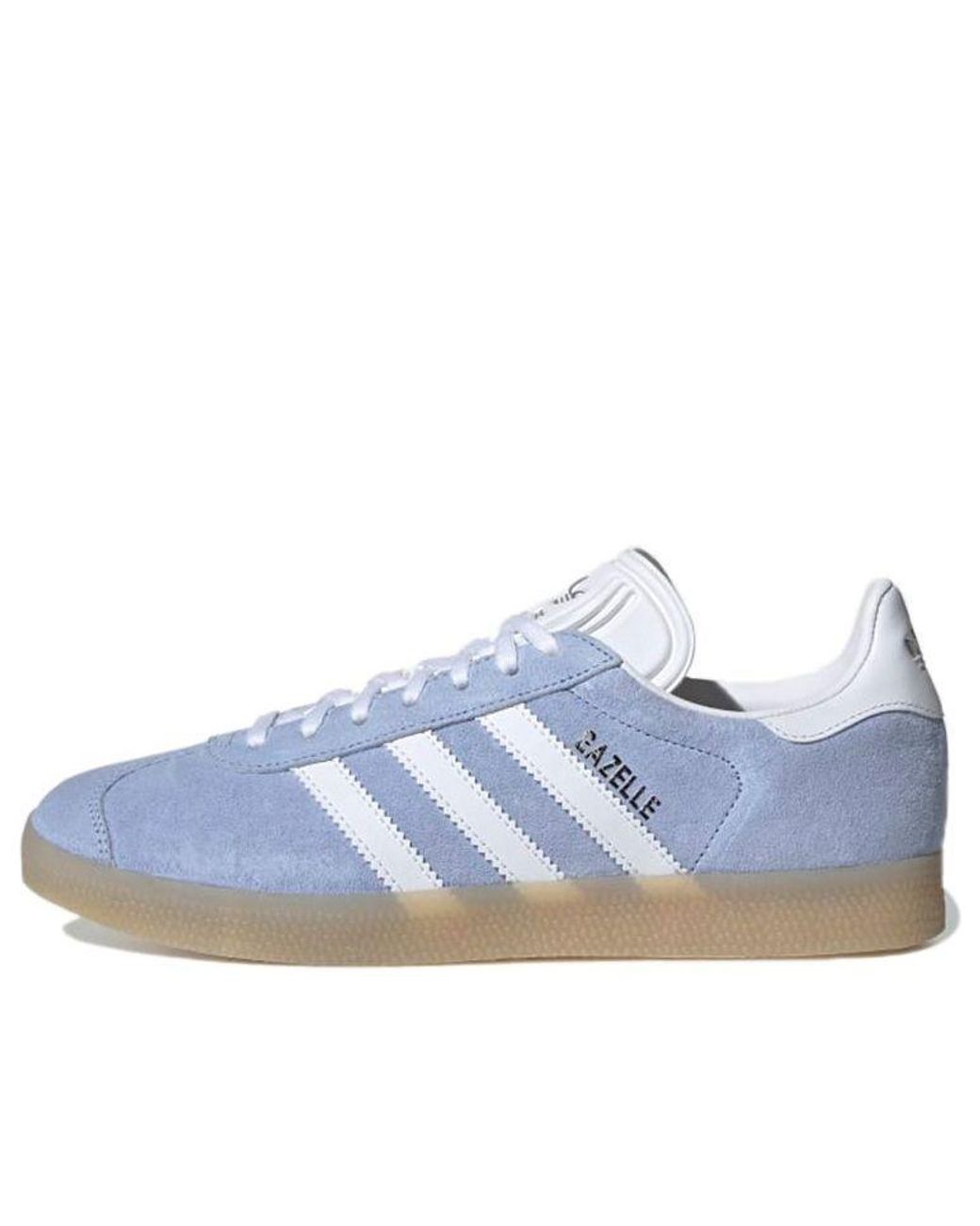 adidas Originals Gazelle Shoes Blue/white | Lyst