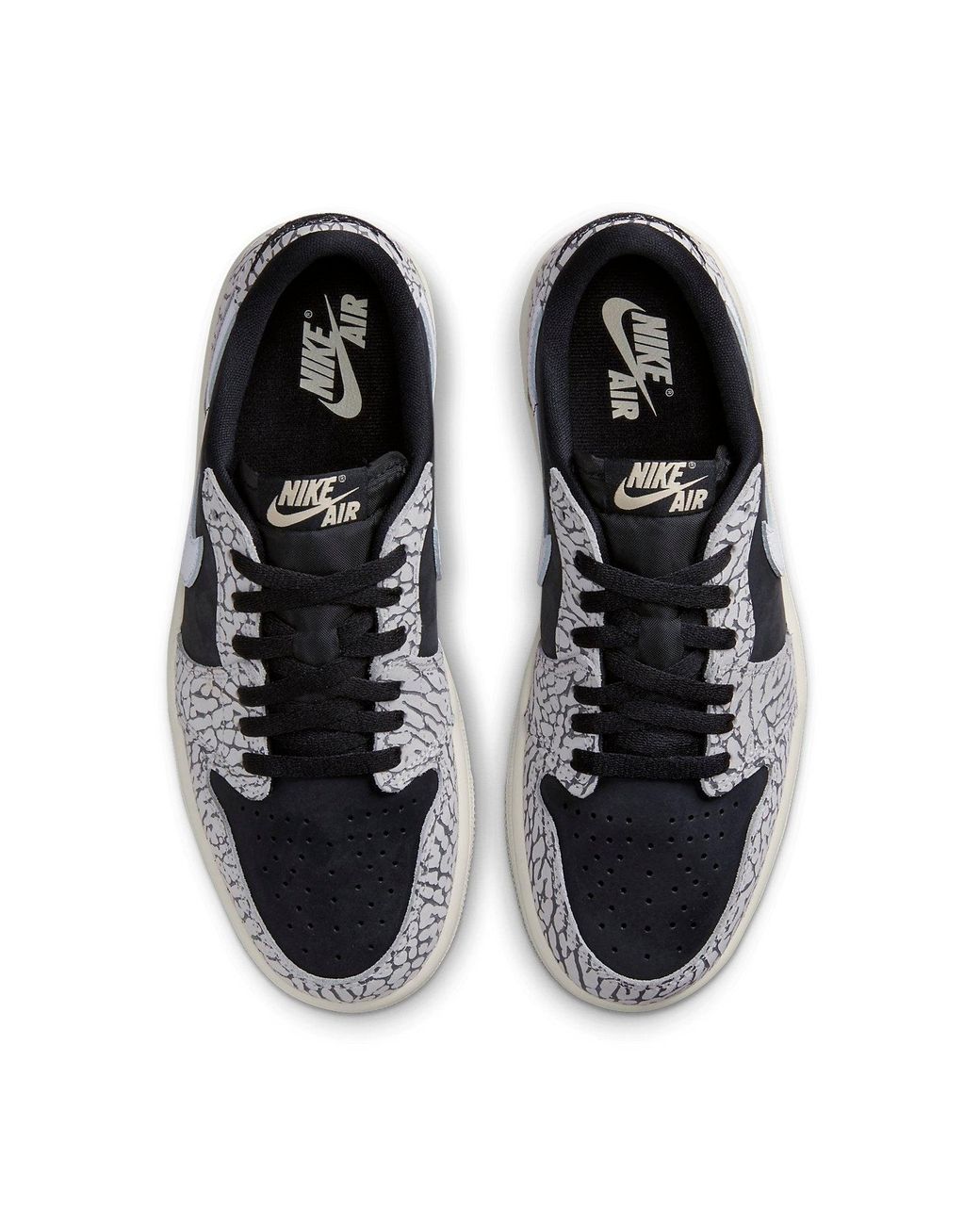 Nike Black (Wmns) 1 Retro Low Og Cement'