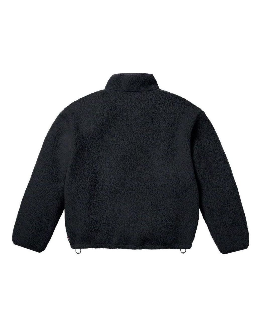 Supreme Blue X Polartec Shearling Reversible Pullover for men