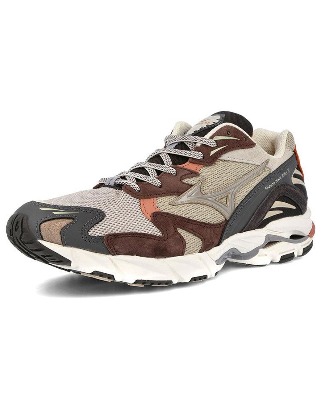 Mizuno Brown Wood Wood X Wave Rider 10.55 'Wood Ash' for men