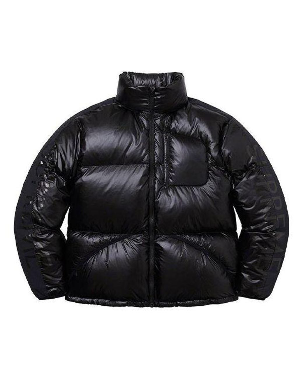 Supreme Black Featherweight Down Jacket for men