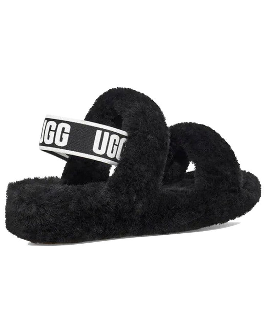 Ugg Black (Wmns) Oh Yeah Thick Sole Sandals
