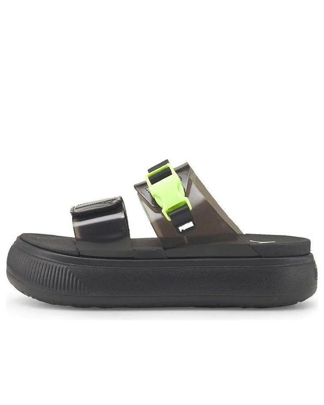 PUMA Black (Wmns) Suede Mayu Pop Sandal Fizzy Light'