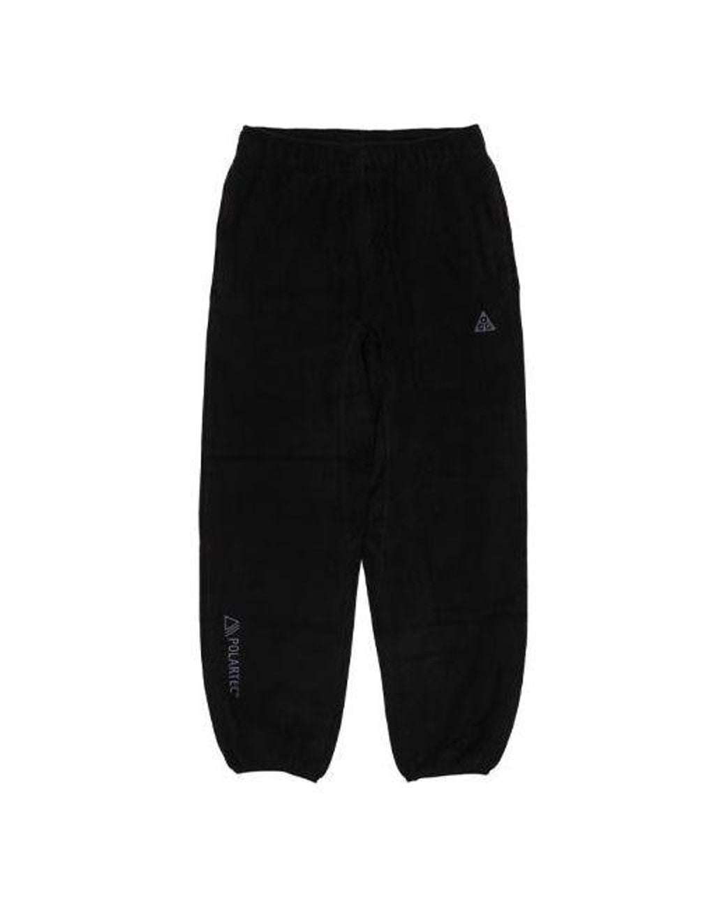 Nike Black Acg Polartec 'Wolf Tree' Casual Loose Running Pants for men