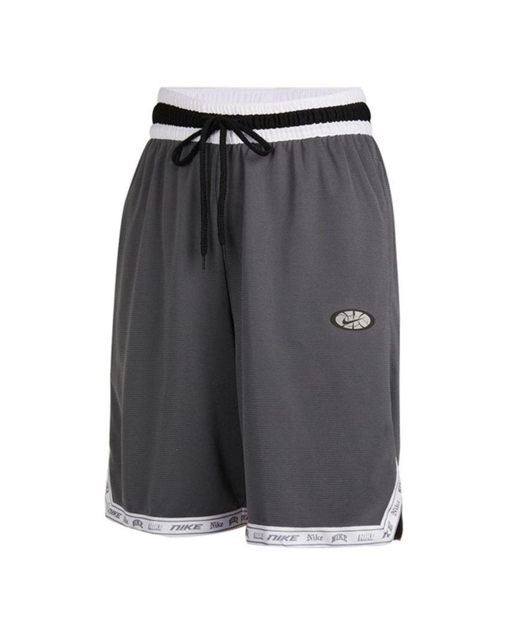 Nike Gray Dri-Fit Dna Athleisure Casual Sports Basketball Knit Shorts Dark for men